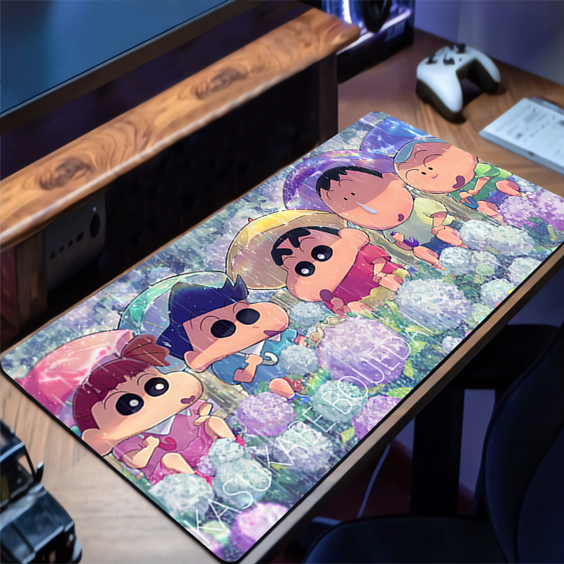 Party Games Pc - Anime C-crayon Shin-chan Mouse Pad Gamer