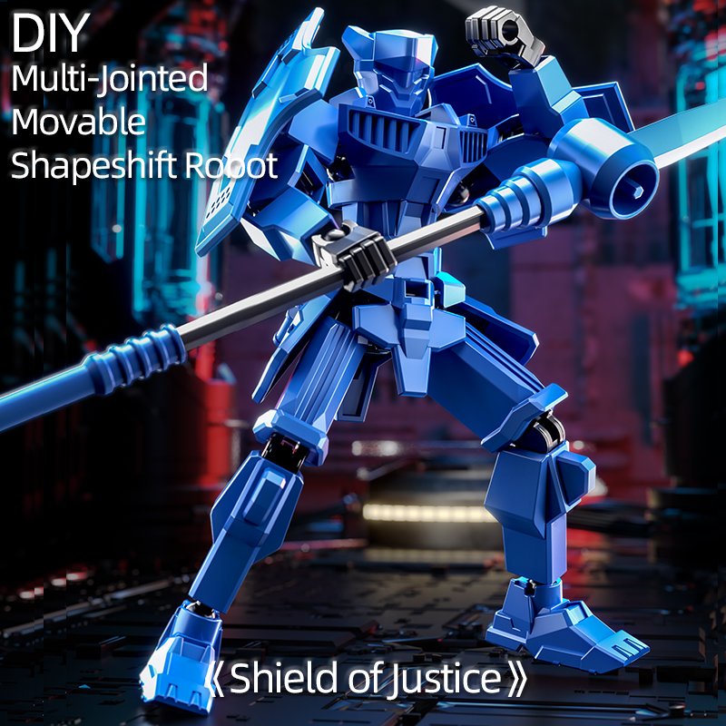Party Games Kids Ideas - 3D Printed Shapeshift Robot Warrior Action