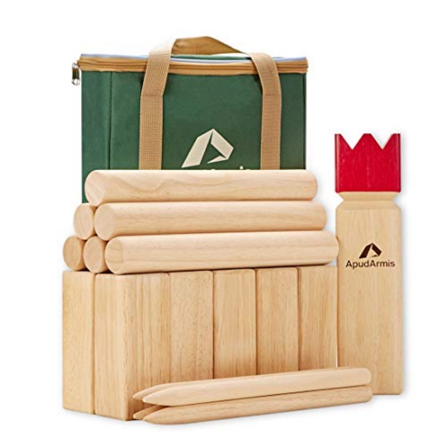 Kubb Game Yard - Kubb Yard Game Set, Viking Chess