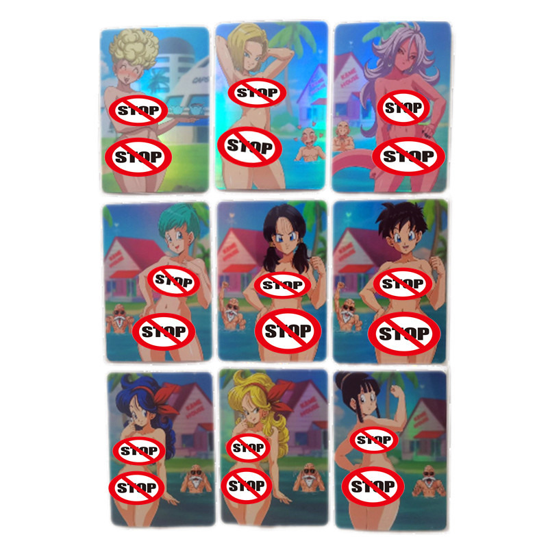 Party Games Android - 9Pcs/set Homemade Anime Cards Android No.