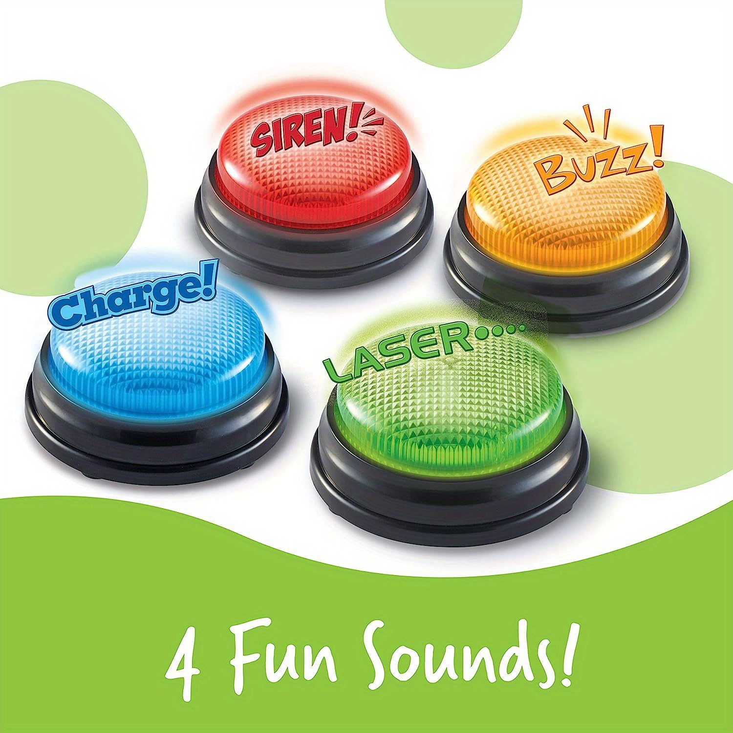 4pcs Lights and Sounds Buzzers - Party Family Games recensione e prezzo