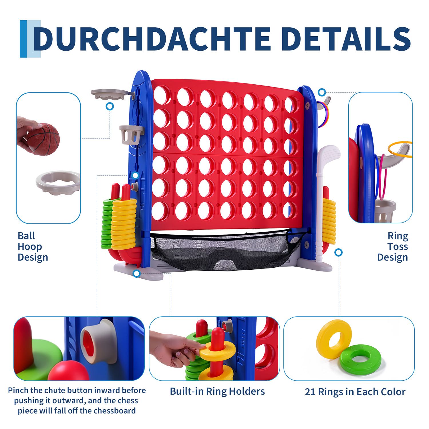 4-in-1 Giant Connect Game Set  - Giant Connect Four recensione e prezzo