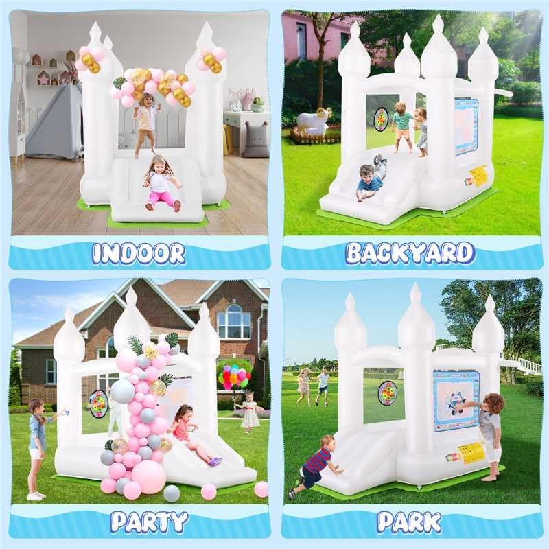 Inflatable Bounce House with S - Party Games Using Balloons recensione e prezzo