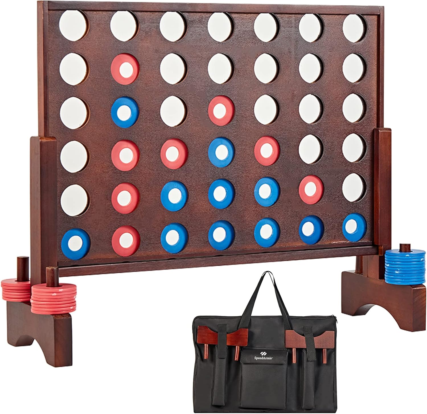 Giant Wooden 4 in A Row Game - - Giant Connect Four recensione e prezzo