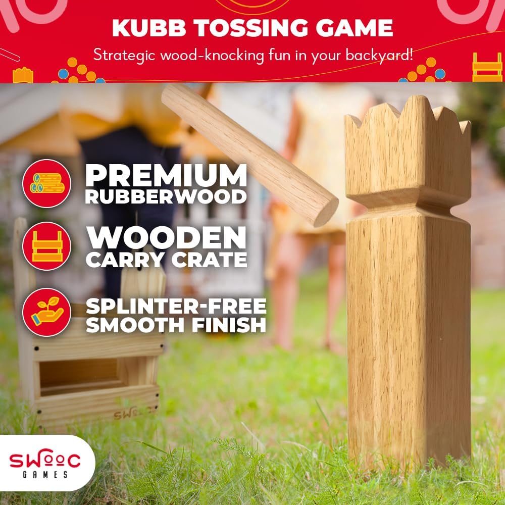 Premium Hardwood Kubb Yard Gam - Kubb Game Yard recensione e prezzo