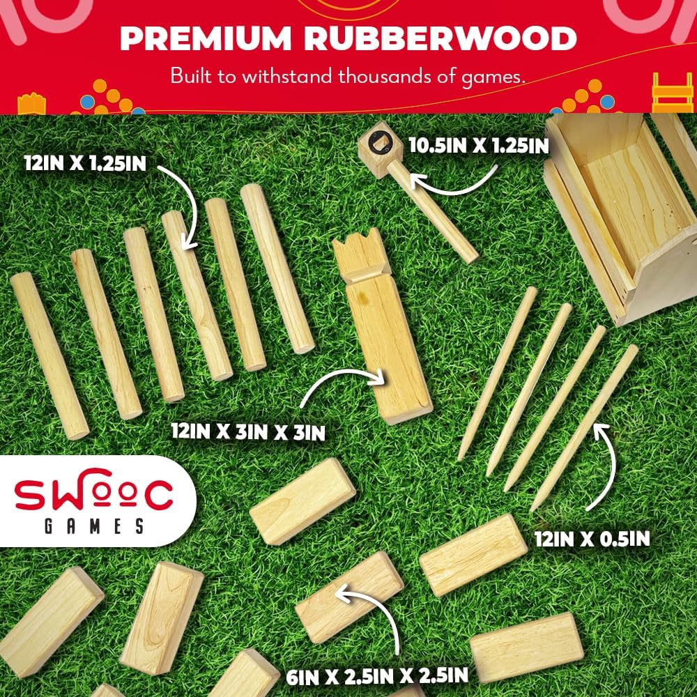 Premium Hardwood Kubb Yard Gam - Kubb Game Yard recensione e prezzo