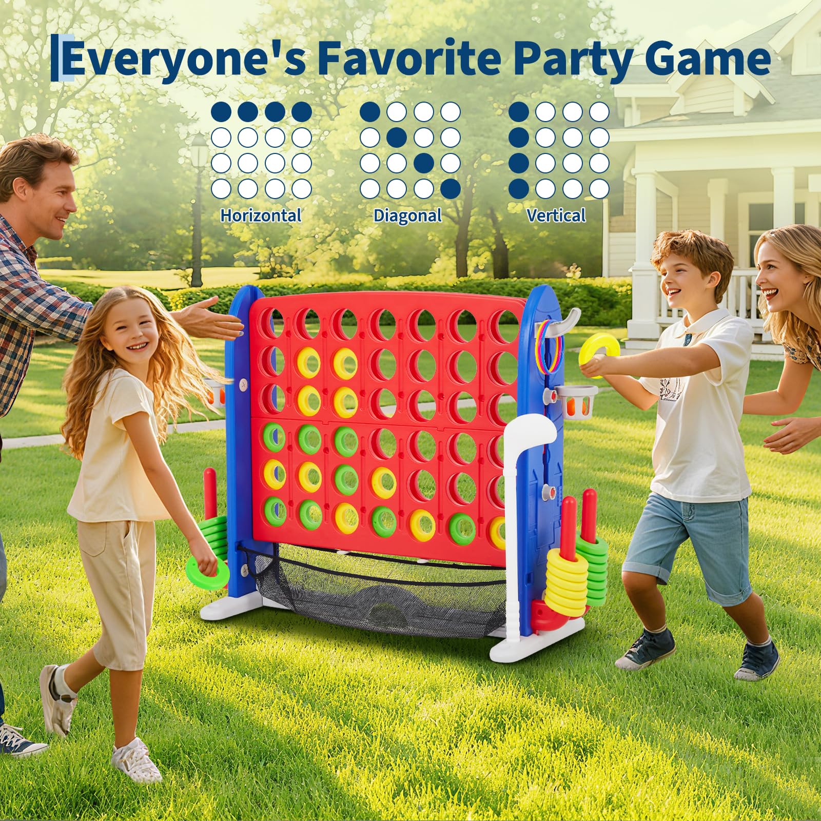 Adjustable Height Giant 4-to-S - Giant Connect Four recensione e prezzo