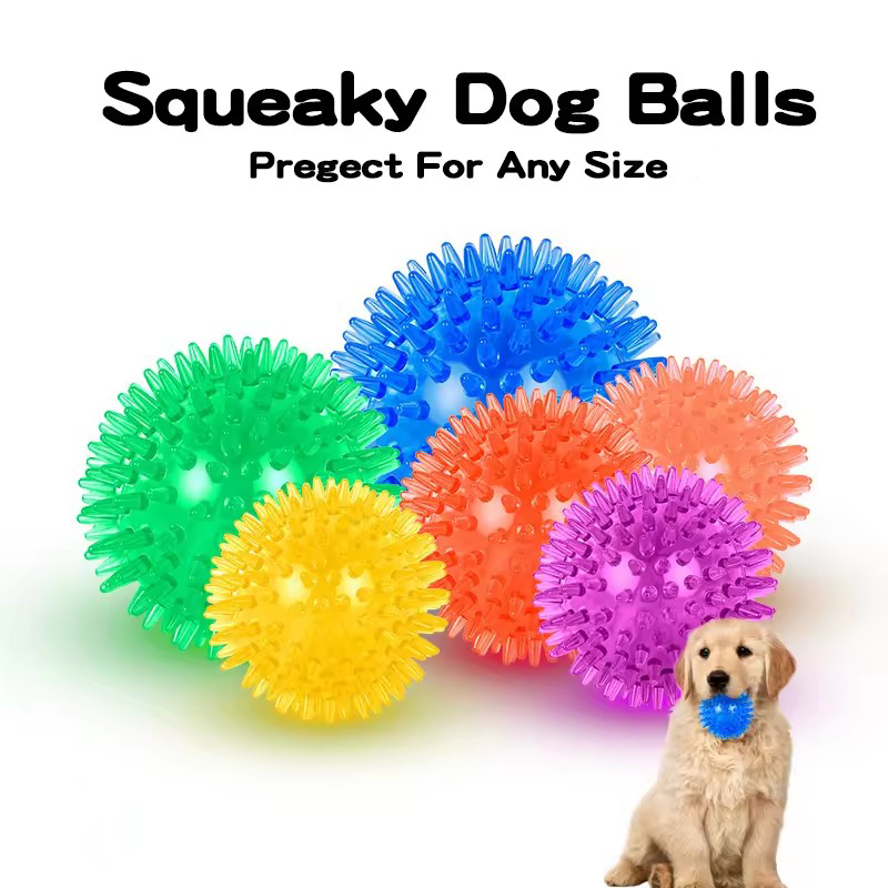 TPR Squeaky Spiked Dog Ball Ch - Spike Ball Game recensione e prezzo
