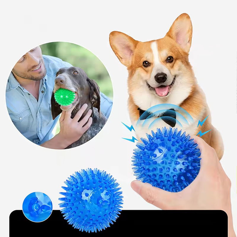 TPR Squeaky Spiked Dog Ball Ch - Spike Ball Game recensione e prezzo