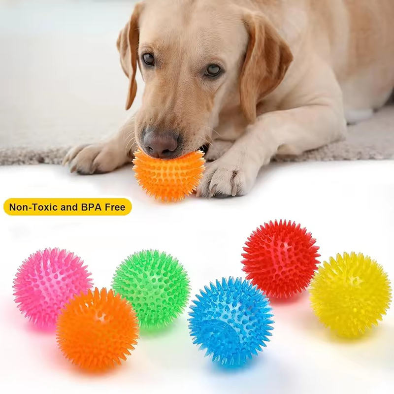 TPR Squeaky Spiked Dog Ball Ch - Spike Ball Game recensione e prezzo