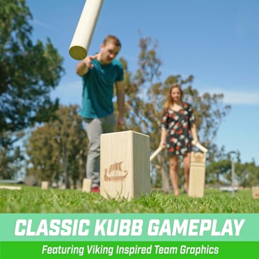 Kubb Yard Game Set - Choose Re - Kubb Game Yard recensione e prezzo