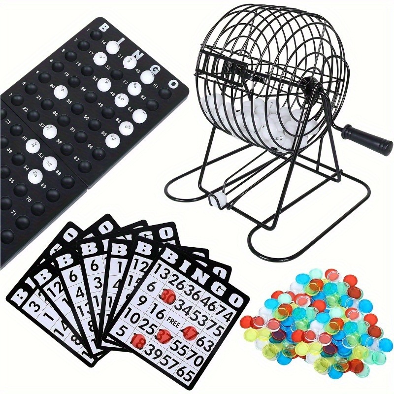 Steel Bingo Lottery Machine Ga - Party Games For Adults Large Group recensione e prezzo
