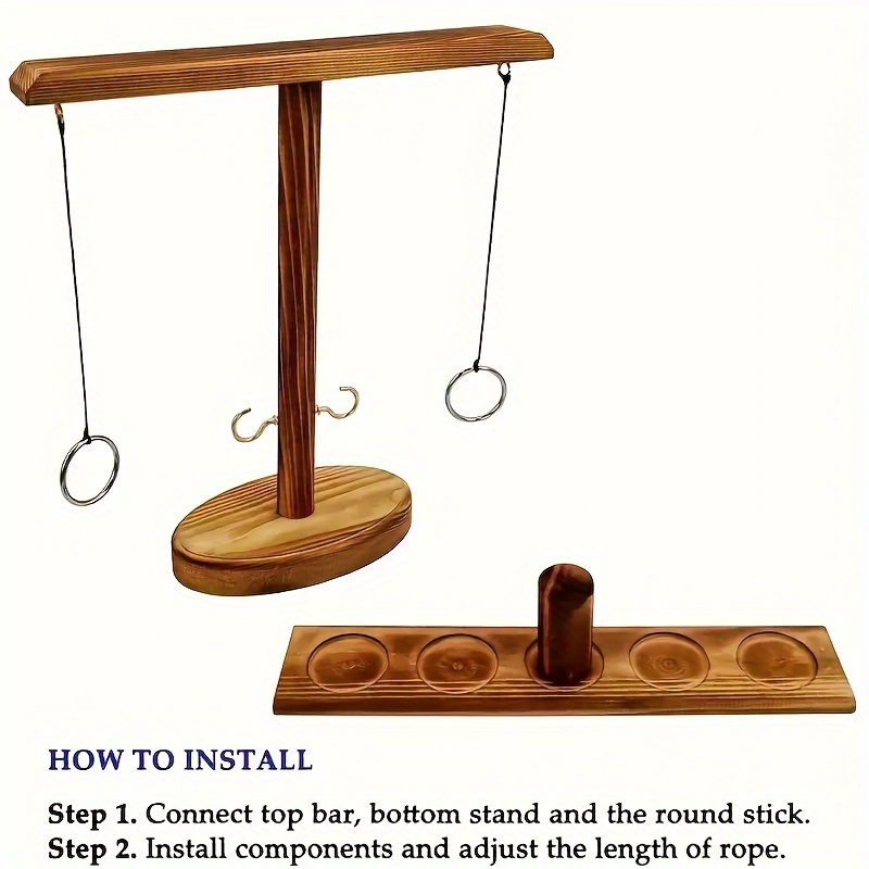 Ultimate Wooden Ring Throw Gam - Party Games Easy recensione e prezzo