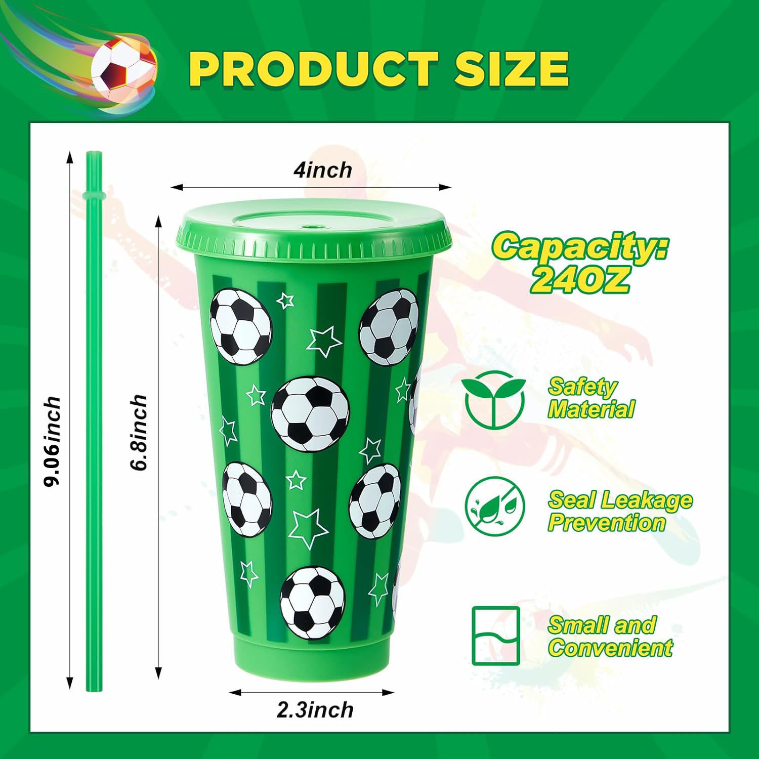 6/12Pcs 710ML Plastic Football - Party Games Adults Drinking recensione e prezzo