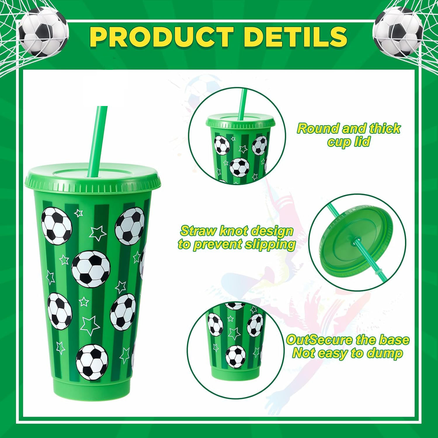 6/12Pcs 710ML Plastic Football - Party Games Adults Drinking recensione e prezzo