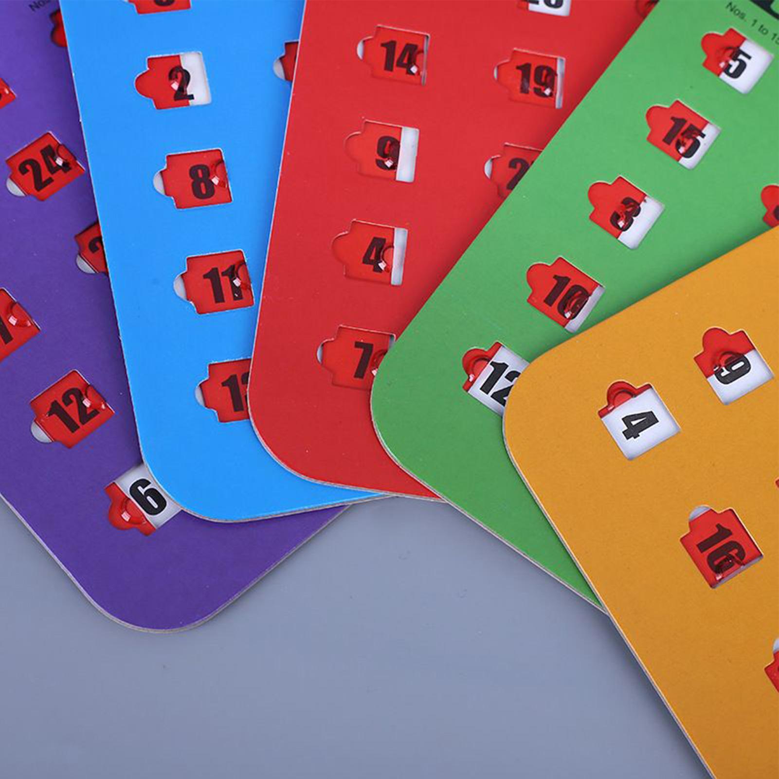 5 Pieces Bingo Game Cards Larg - Party Games For Adults Large Group recensione e prezzo