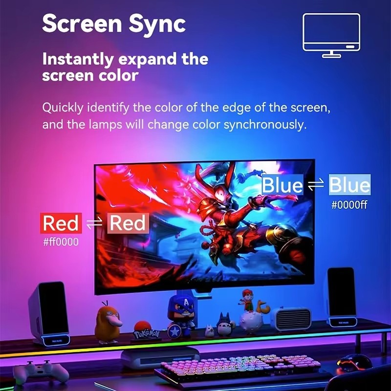 RGB Gaming Lights Strip Monito - Party Games Pc recensione e prezzo