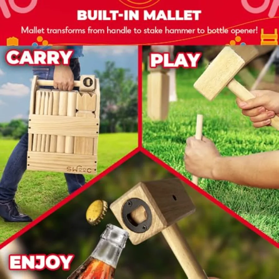 Backyard Kubb Game Set Premium - Kubb Game Yard recensione e prezzo