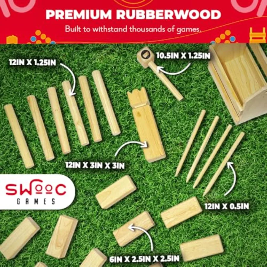 Backyard Kubb Game Set Premium - Kubb Game Yard recensione e prezzo