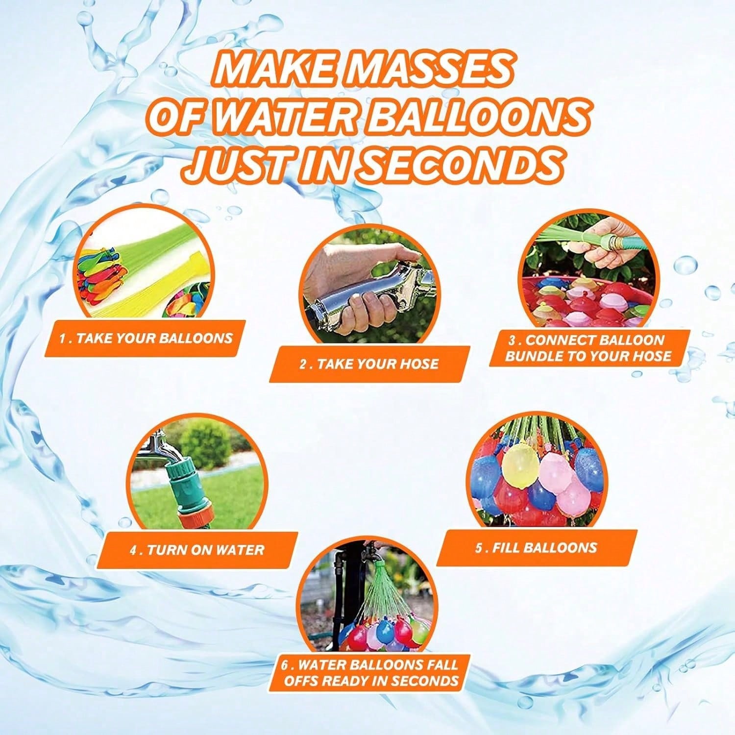 111 Water Balloons, Fast Spray - Party Games Bomb recensione e prezzo