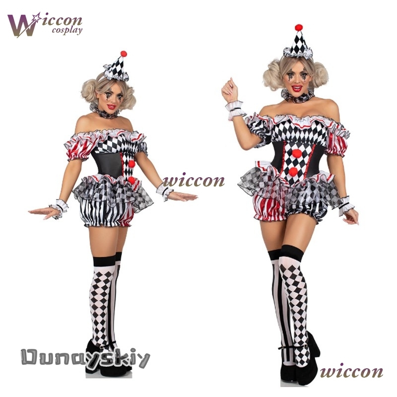 Women Clown Cosplay Costume Ci - Party Games Online Free recensione e prezzo