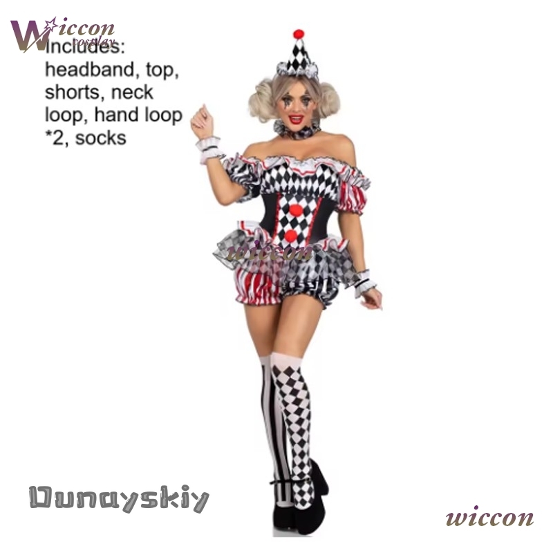 Women Clown Cosplay Costume Ci - Party Games Online Free recensione e prezzo
