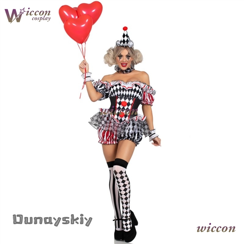 Women Clown Cosplay Costume Ci - Party Games Online Free recensione e prezzo