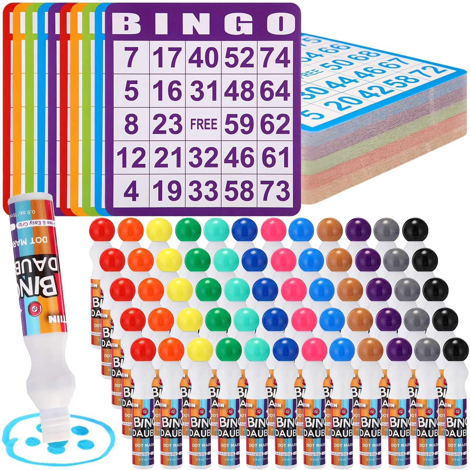 Set of 148 Bingo Game Cards in - Party Family Games recensione e prezzo
