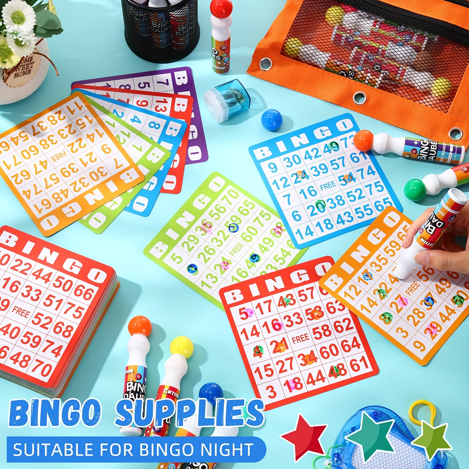 Set of 148 Bingo Game Cards in - Party Family Games recensione e prezzo