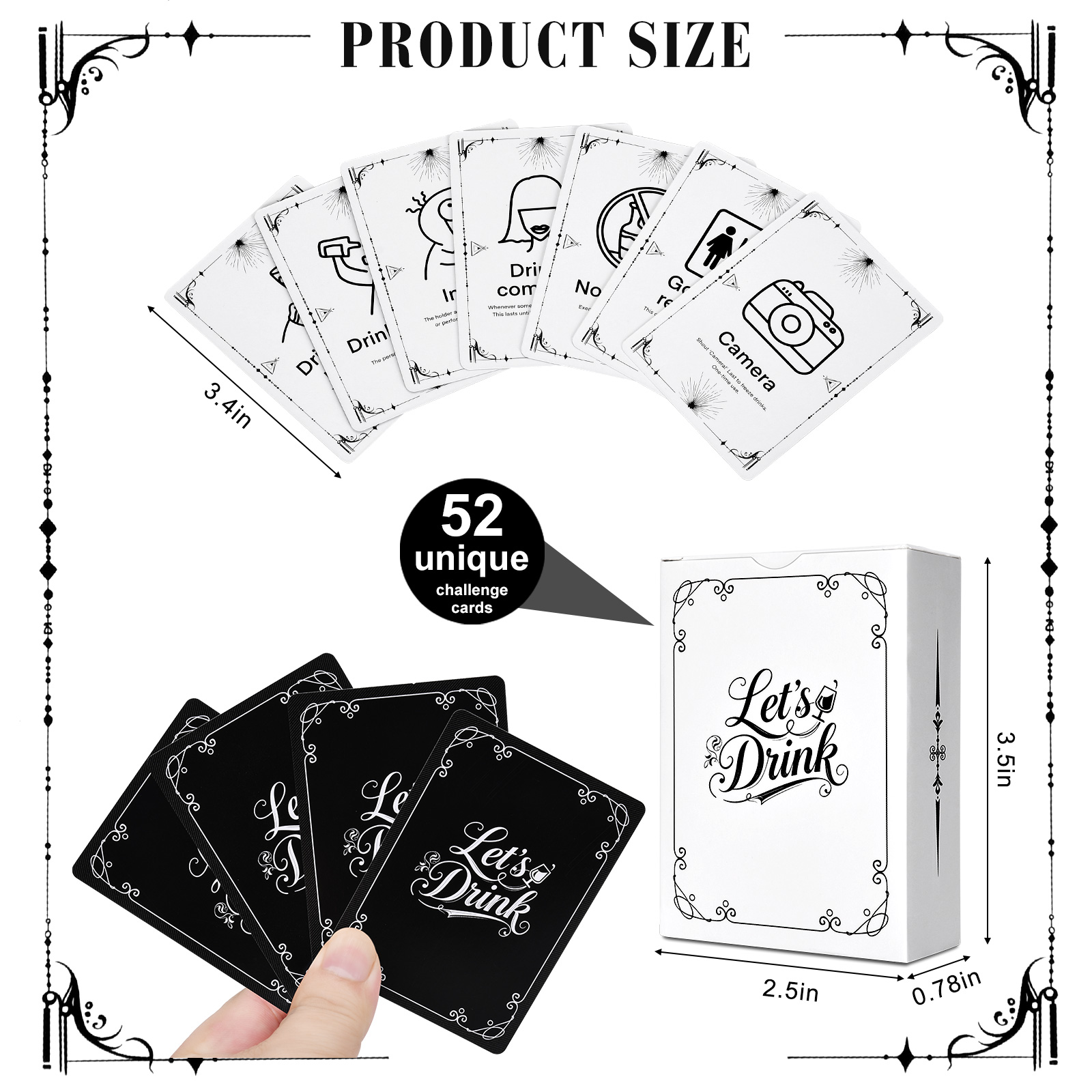 Adult Drinking Game Cards – 52 - Party Games Adults Drinking recensione e prezzo