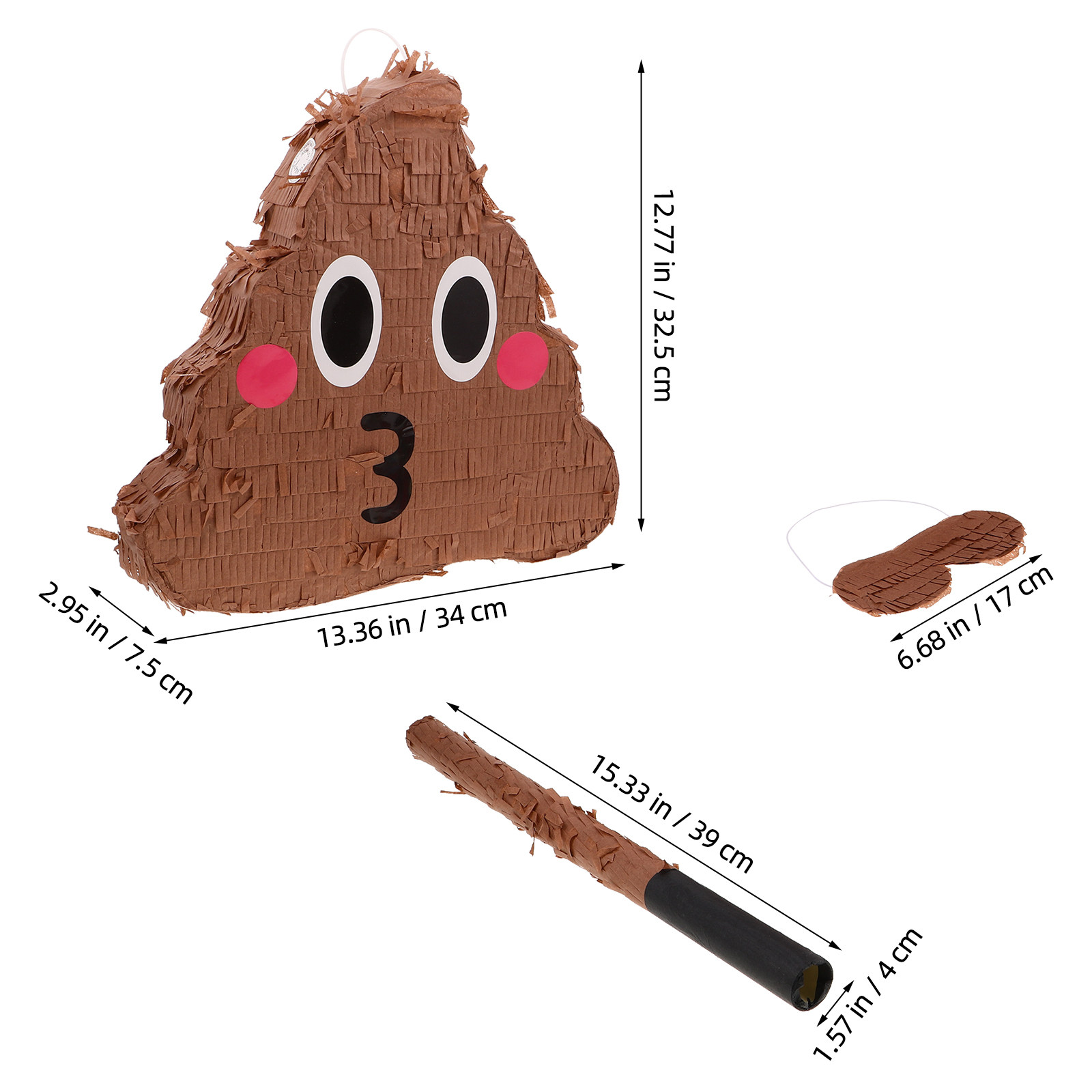 1Set Poop Themed Pinata Set fo - Party Games Easy recensione e prezzo