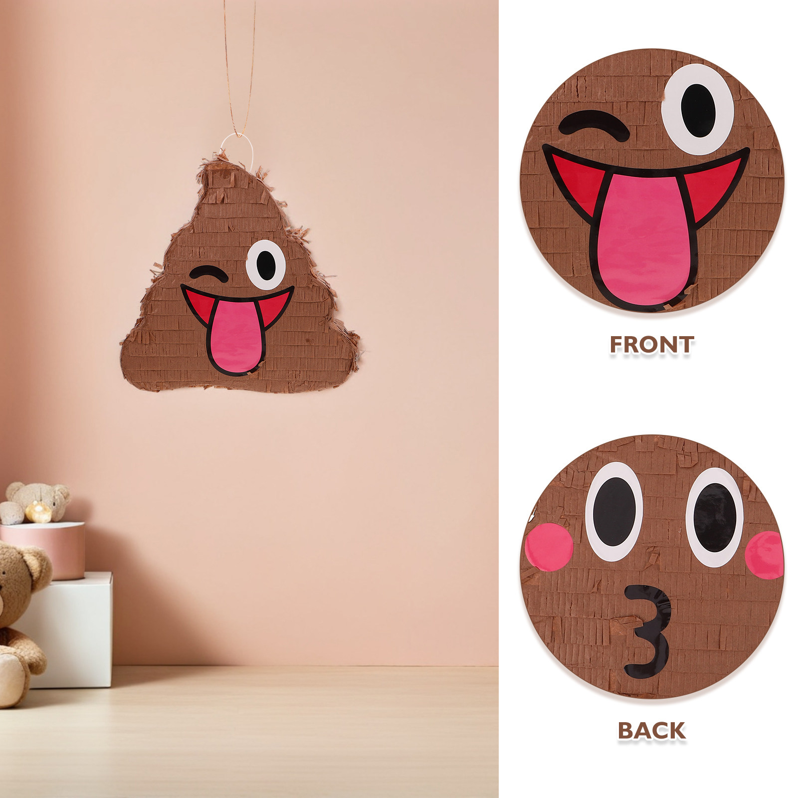 1Set Poop Themed Pinata Set fo - Party Games Easy recensione e prezzo