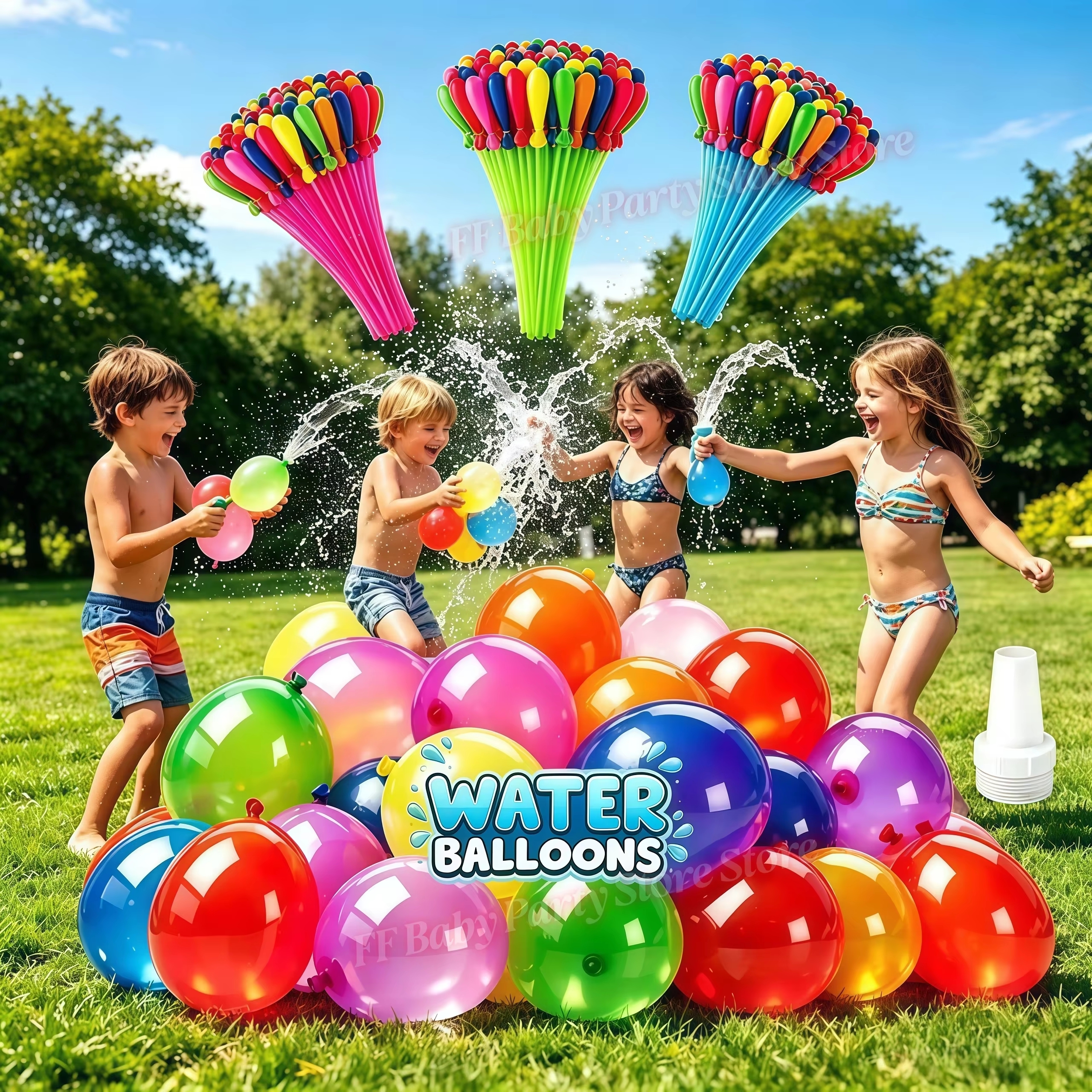 111Pcs Automatic Fill Water Ba - Party Games Bomb recensione e prezzo