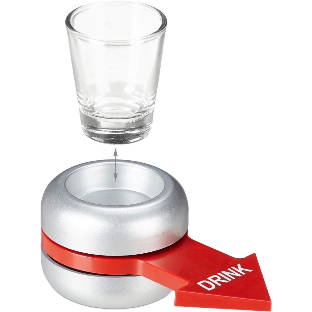 Relaxdays Drinking Game, Spin  - Party Games Adults Drinking recensione e prezzo