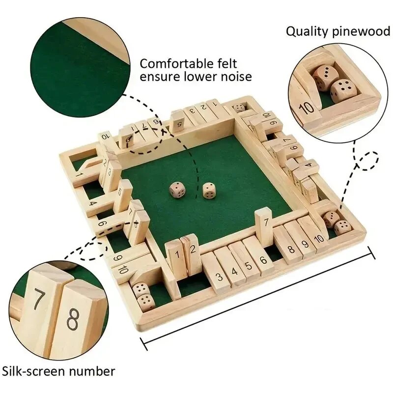 Deluxe Four Sided 10 Numbers S - Party Games Adults Drinking recensione e prezzo