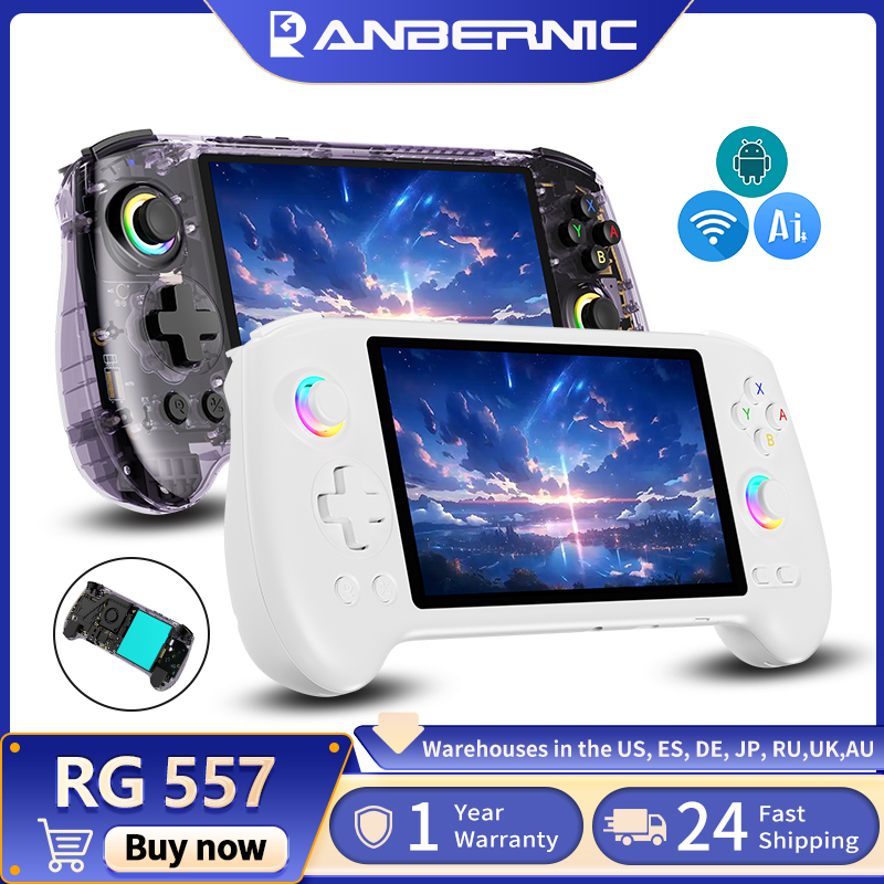 Anbernic RG557 Handheld Game C - Party Games Android recensione e prezzo