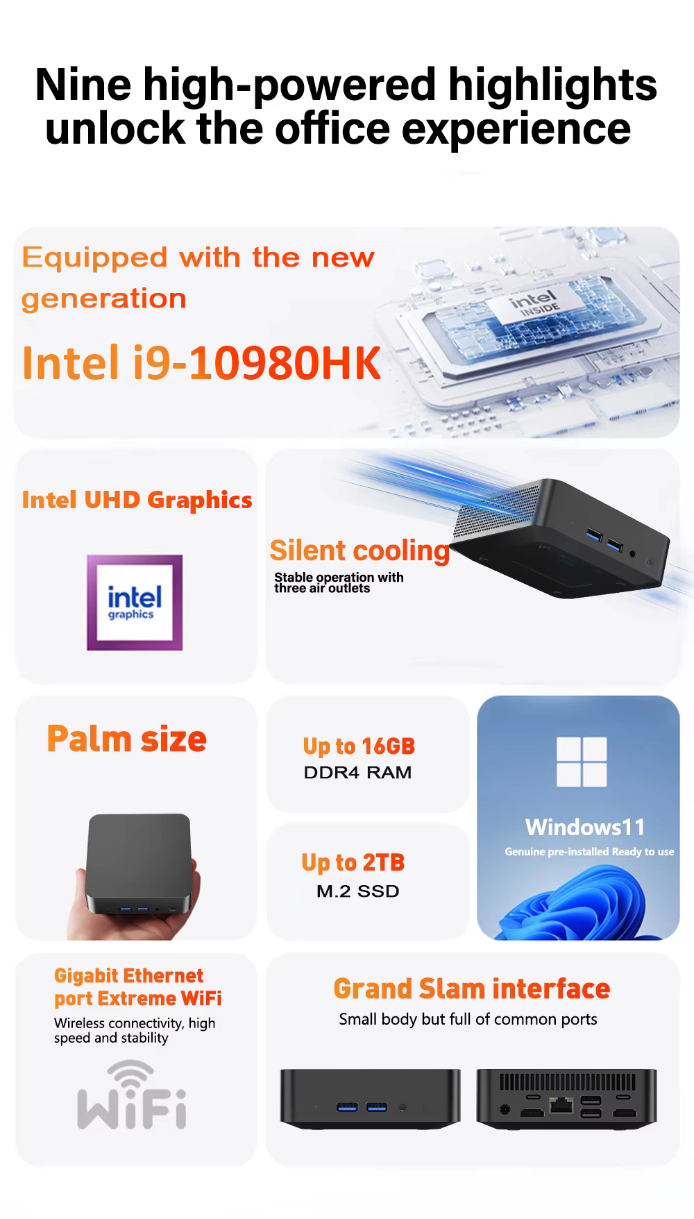 Protable Intel i9-10980HK Mini - Party Games Pc recensione e prezzo
