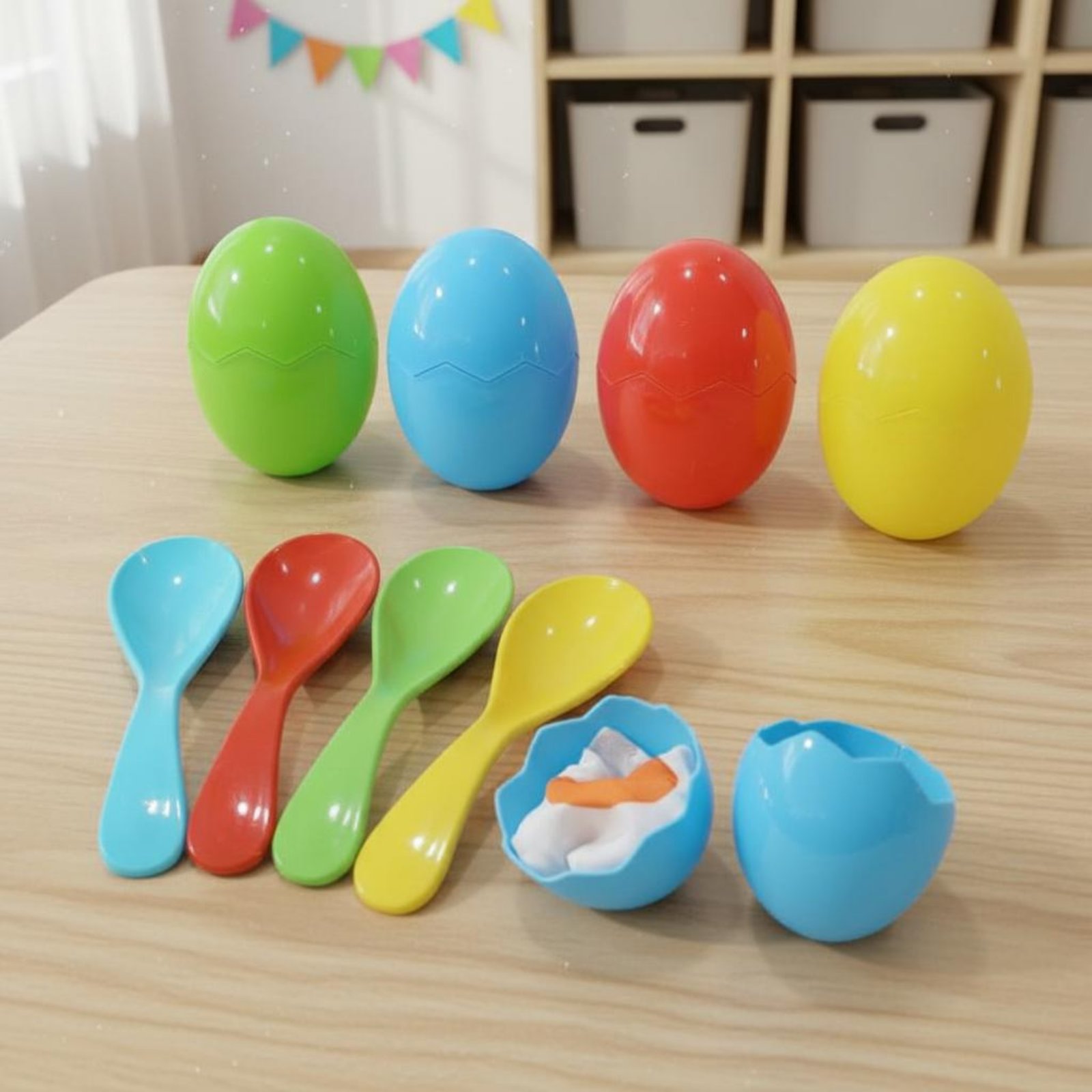 4 Sets Oval and Spoon Challeng - Party Family Games recensione e prezzo