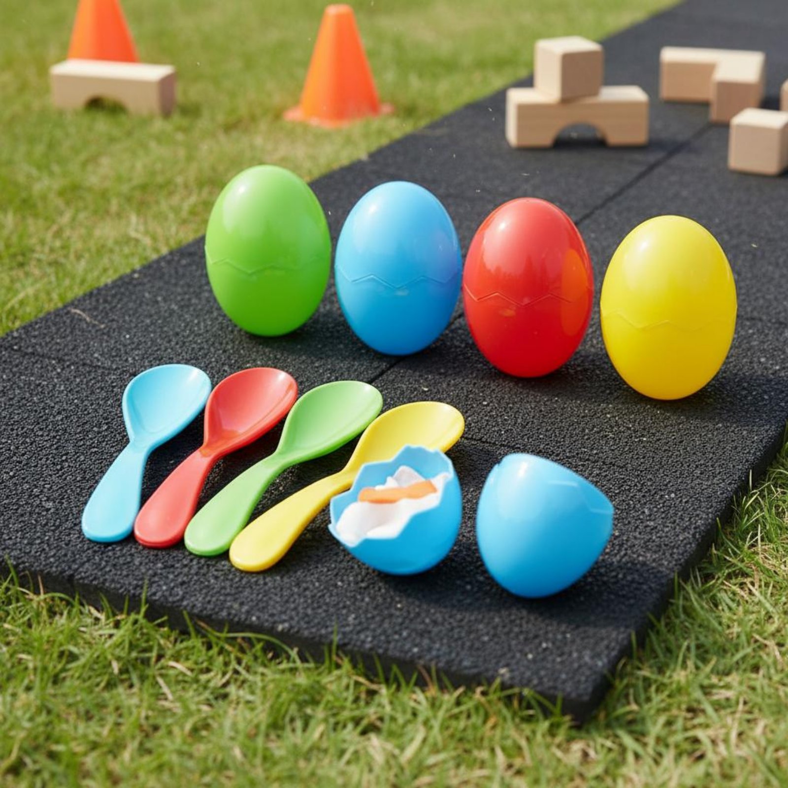 4 Sets Oval and Spoon Challeng - Party Family Games recensione e prezzo